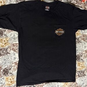 Harley-Davidson Vintage 2003 Black Short Sleeve Tee Texas